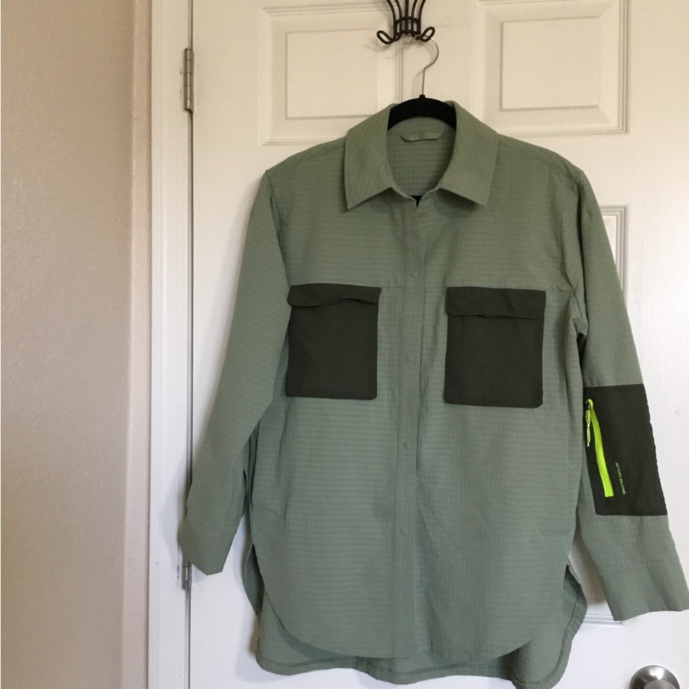 Lululemon grid fleece hiking oversized size 8